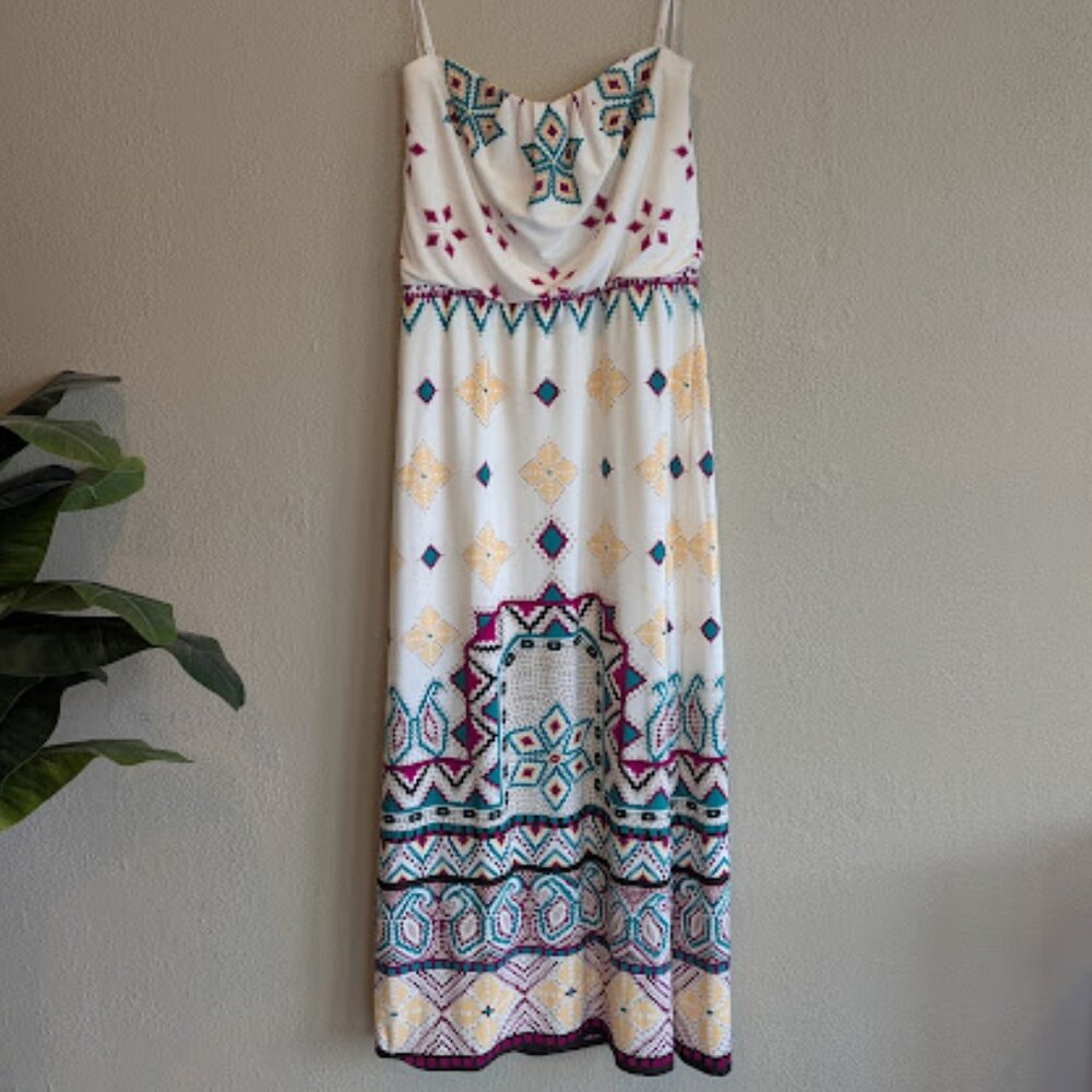 Bisou Bisou * Strapless Maxi Dress * Size 8